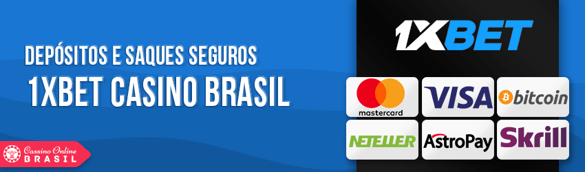 1xbet casino banking brasil