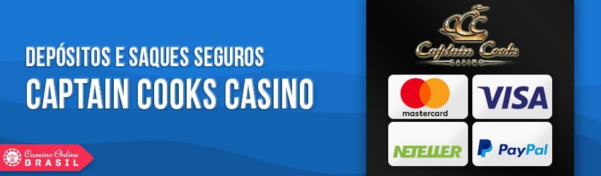 captain cooks casino banking brasil