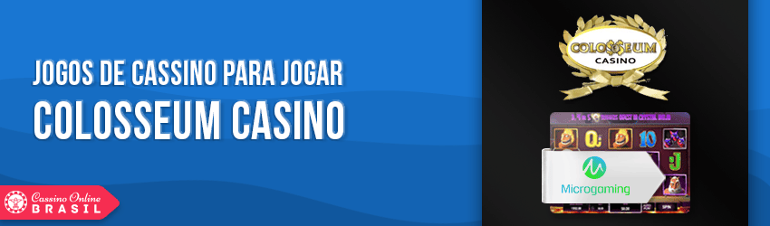 colosseum casino jogos e softwares