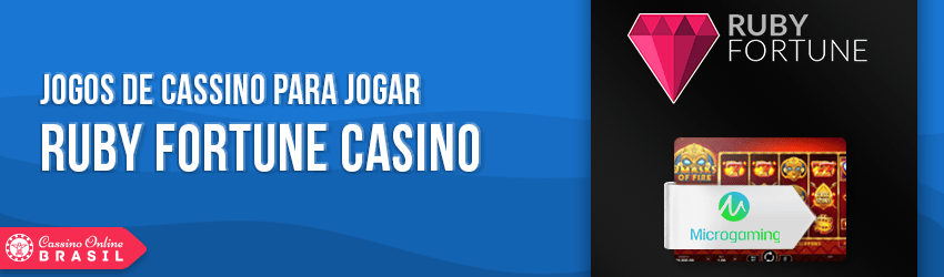 ruby fortune casino games brasil
